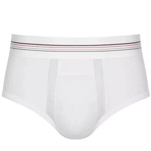 Spanx Men's Cotton Spandex Sculpt Brief Bright White Underwear Size XL